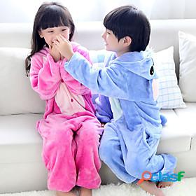 Kid's Kigurumi Pajamas Anime Blue Monster Onesie Pajamas