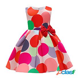 Kids Little Girls' Dress Polka Dot Special Occasion Birthday