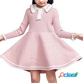 Kids Little Girls Dress Striped Causal Daily A Line Dress