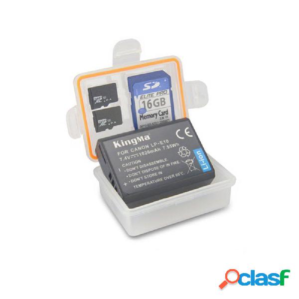 KingMa Batteria Custodia protettiva Scatola Custodia