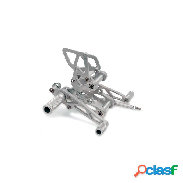 Kit pedane arretrate per Kawasaki ZX-9 LSL grigio