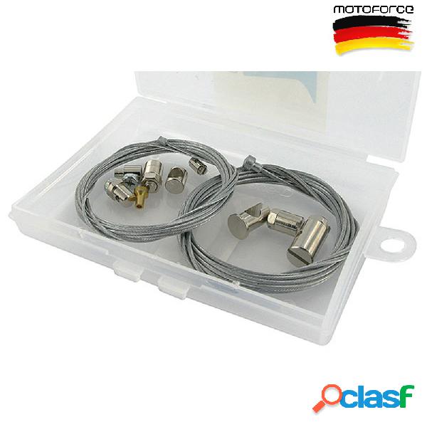 Kit revisione cavi acceleratore 2 metri frizione 2,5 metri