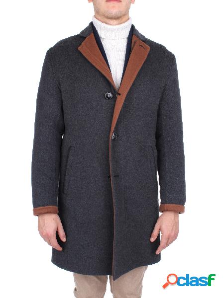 Kiton Capispalla Cappotti Uomo Grigio