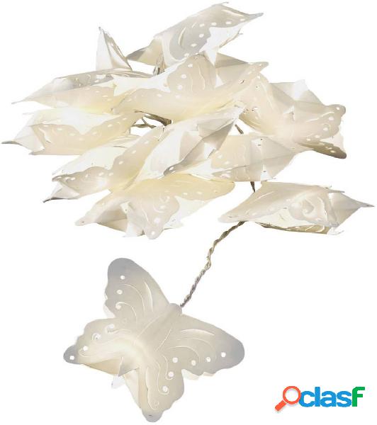 Konstsmide 3193-103 Catena luminosa decorativa Farfalle rete