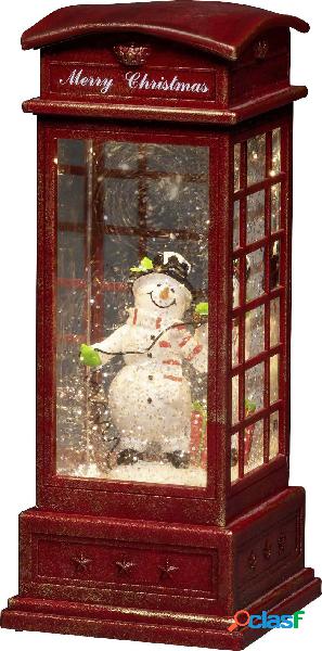 Konstsmide 4367-550 Telefono e pupazzo di neve Bianco caldo,