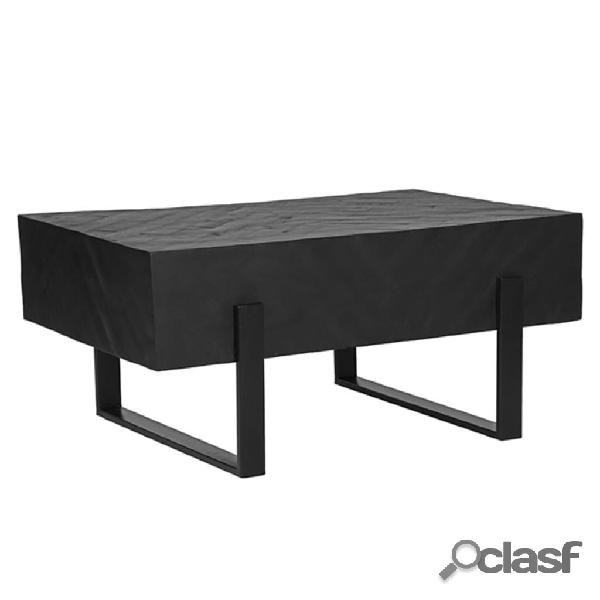LABEL51 Tavolino da Salotto Float 90x60x40 cm Nero
