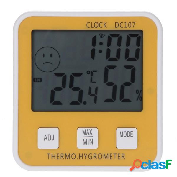 LCD digitale di umidità interna temperatura tempo dc107