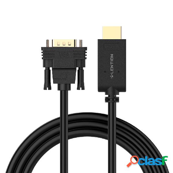 LENTION Active Cavo HDMI-Compatibile a VGA 1M/1.8M 1080P