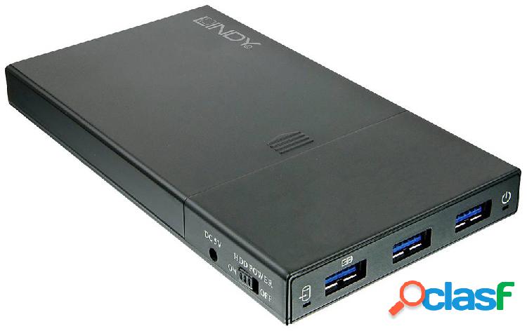 LINDY 43199 Contenitore Hard Disk da 2.5 2.5 pollici USB 3.2