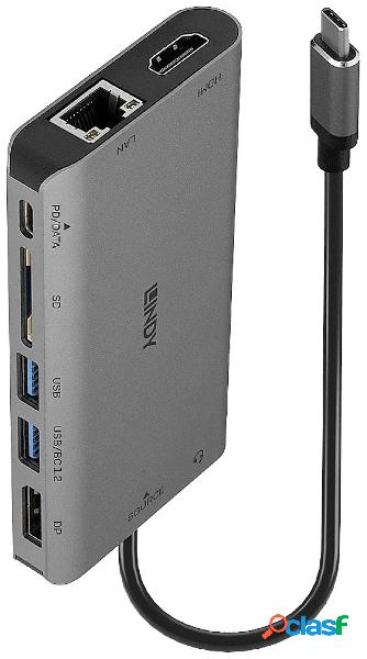 LINDY 43323 Mini Dockingstation USB-C™ Adatto per marchio: