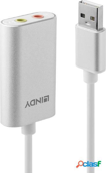 LINDY Audio Convertitore USB Typ A auf Audio Konverter [USB