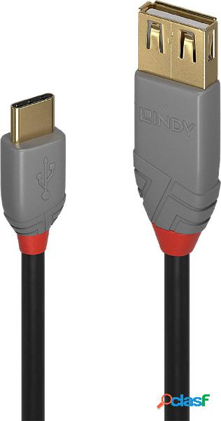 LINDY Cavo USB USB 2.0 Spina USB-C™, Presa USB-A 15.00 cm