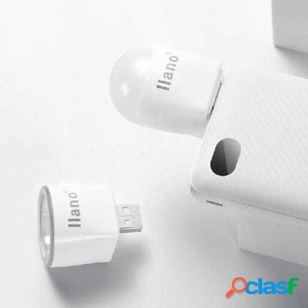 LLANO USB luce a led 5V 1W+1.5W MINI Lettura portatile