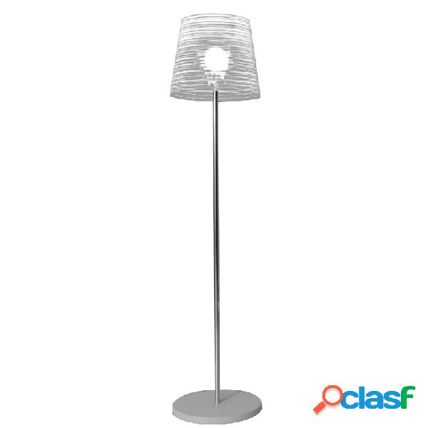 Lampada da terra PIXI diametro 40xh183 cm paralume conico in