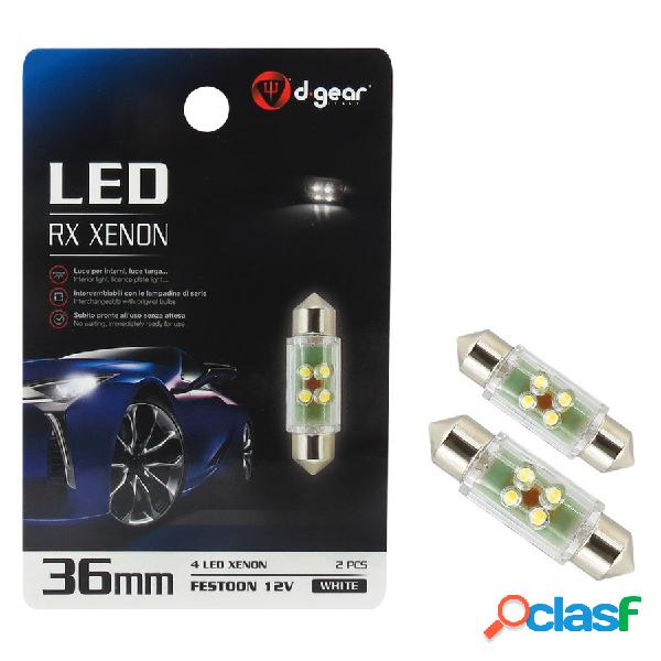 Lampadina a siluro a led RX - SV8,5 XENON LED