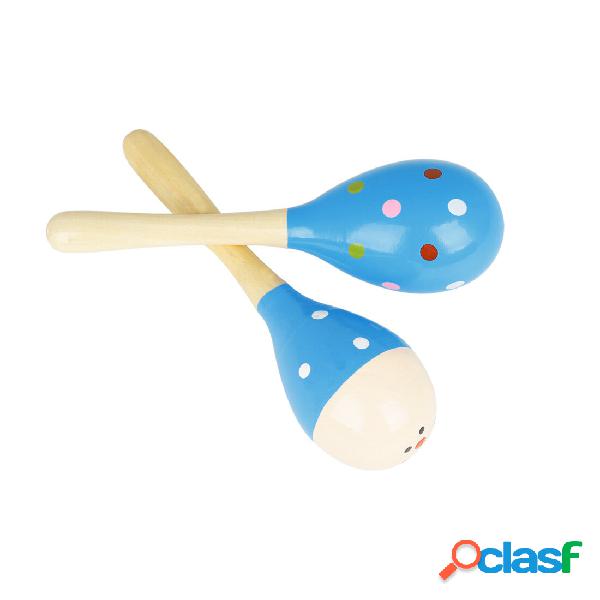 Legno Orff Sand Hammer Maraca Percussioni Strumento Musicale