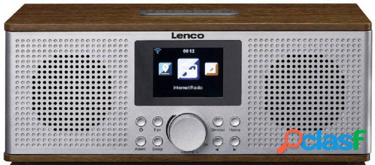Lenco DIR-170 Radio Internet da tavolo DAB+, FM AUX,