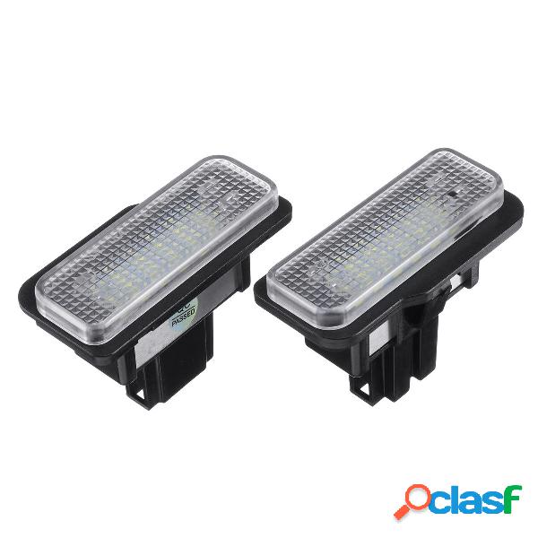 Licenza numero 18LED Piatto Luce lampada per Mercedes-Benz