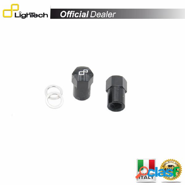 Lightech speal032ner kit adattatori specchio per mv agusta