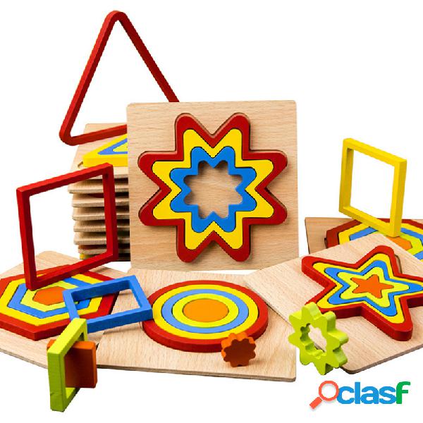 Lintelligenza del giocattolo del puzzle di forma geometrica