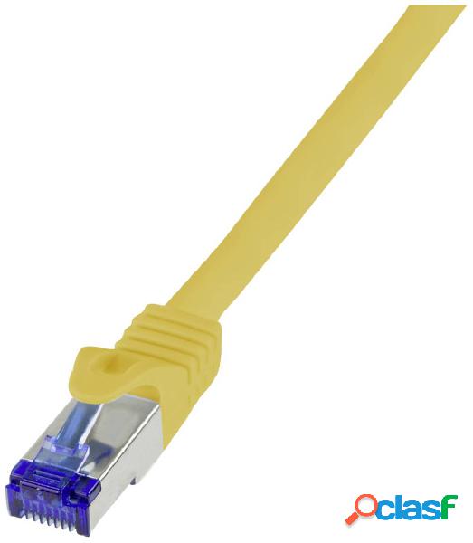 LogiLink C6A037S RJ45 CAT 6A S/FTP 1 m Giallo 1 pz.