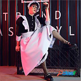 Lolita Ōji Lolita (Boystyle) Maid Uniforms Dress Women's