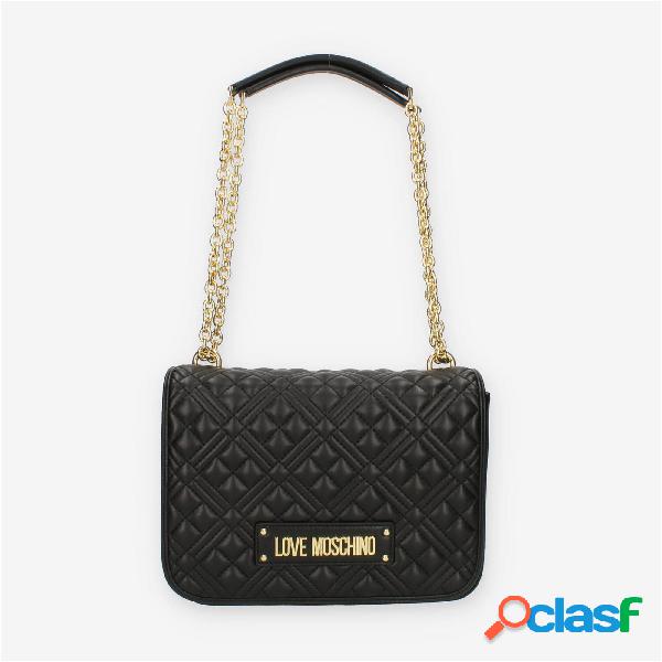 Love Moschino Quilted Borsa a tracolla nera