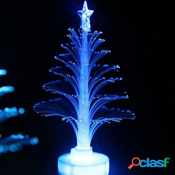 Luce per albero di Natale in fibra ottica colorata LED per
