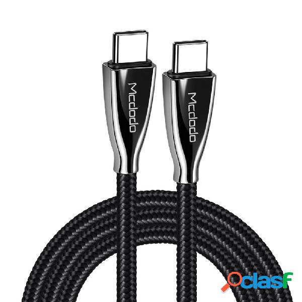 MCDODO CA-589 60W PD da Type-C a Type-C Cavo dati Nylon