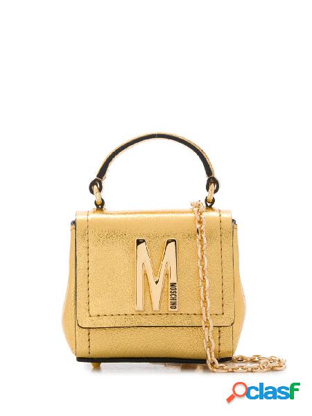 MOSCHINO BORSA A MANO DONNA A772080050606 PELLE ORO