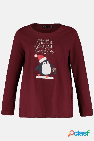 Maglia a maniche lunghe, Donna, Viola, Taglia: 52/54,