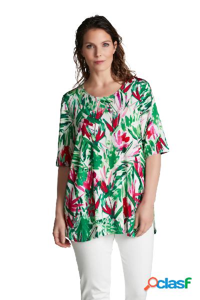 Maglia fluente dal taglio svasato a mezze maniche, dal