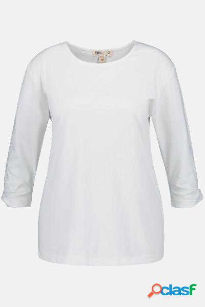Maglia oversize di cotone biologico con nodi decorativi e