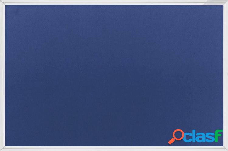 Magnetoplan 1490003 Bacheca Blu reale, Grigio Feltro 1500 mm