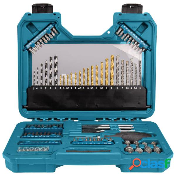 Makita Set di Utensili Elettrici 105 pz PRO Metallizzato