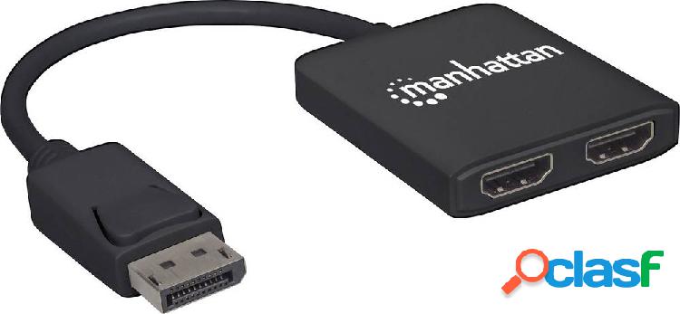 Manhattan 152716 2 Porte Distributore, splitter DisplayPort