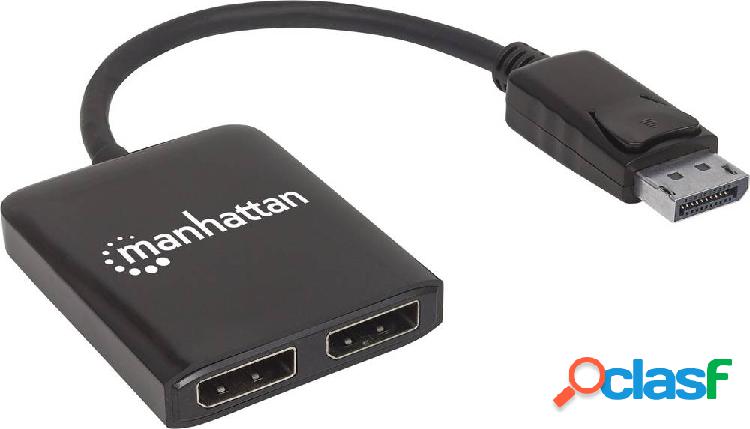 Manhattan 207768 2 Porte Distributore, splitter DisplayPort