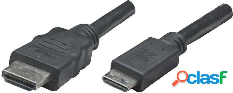 Manhattan HDMI Cavo Spina HDMI-A, Spina HDMI Mini-C 1.80 m