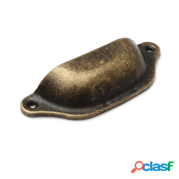 Maniglie per porte a battente in ottone con maniglia antica