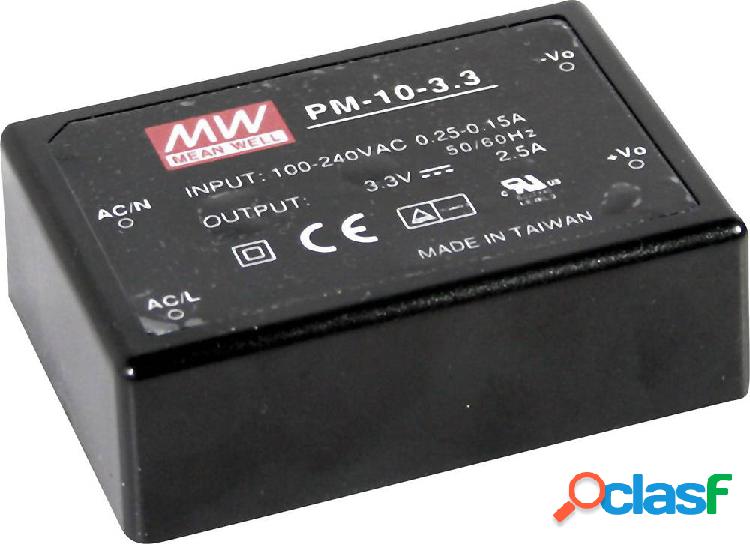 Mean Well PM-10-3.3 Alimentatore da circuito stampato AC /
