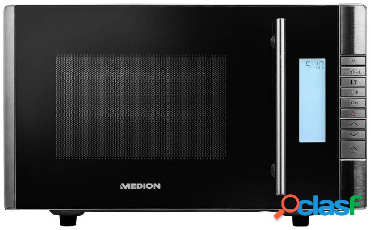 Medion MD 14482 Forno a microonde acciaio inox, Nero 800 W