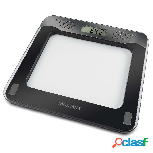 Medisana Bilancia Pesapersone PS 416 180 kg Nero e Argento