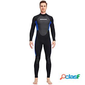 Mens 3mm Full Wetsuit Diving Suit SCR Neoprene Stretchy