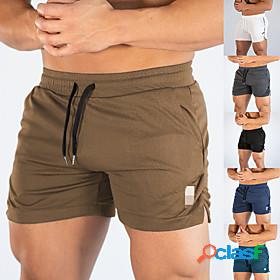 Mens Athletic Running Shorts Marathon One-third Shorts