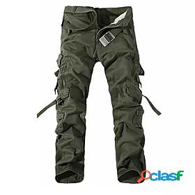 Mens Cargo Casual / Sporty Zipper Pocket Multiple Pockets