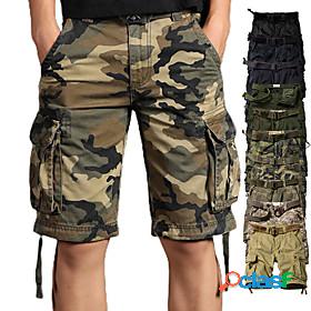 Men's Cargo Shorts Tactical Shorts Camo Military Summer
