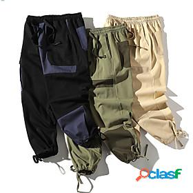 Mens Casual / Sporty Streetwear Pocket Jogger Pants Tactical