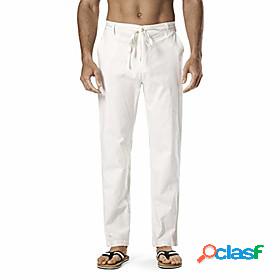 Mens Casual Straight Pants Trousers Pants Causal Athleisure