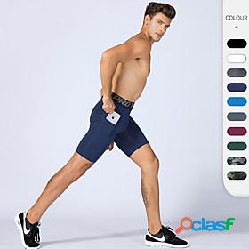 Mens Compression Shorts Running Tight Shorts Bottoms with