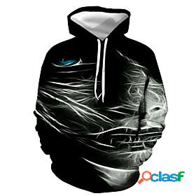Mens Dragon Graphic Pullover Hoodie Sweatshirt Print 3D